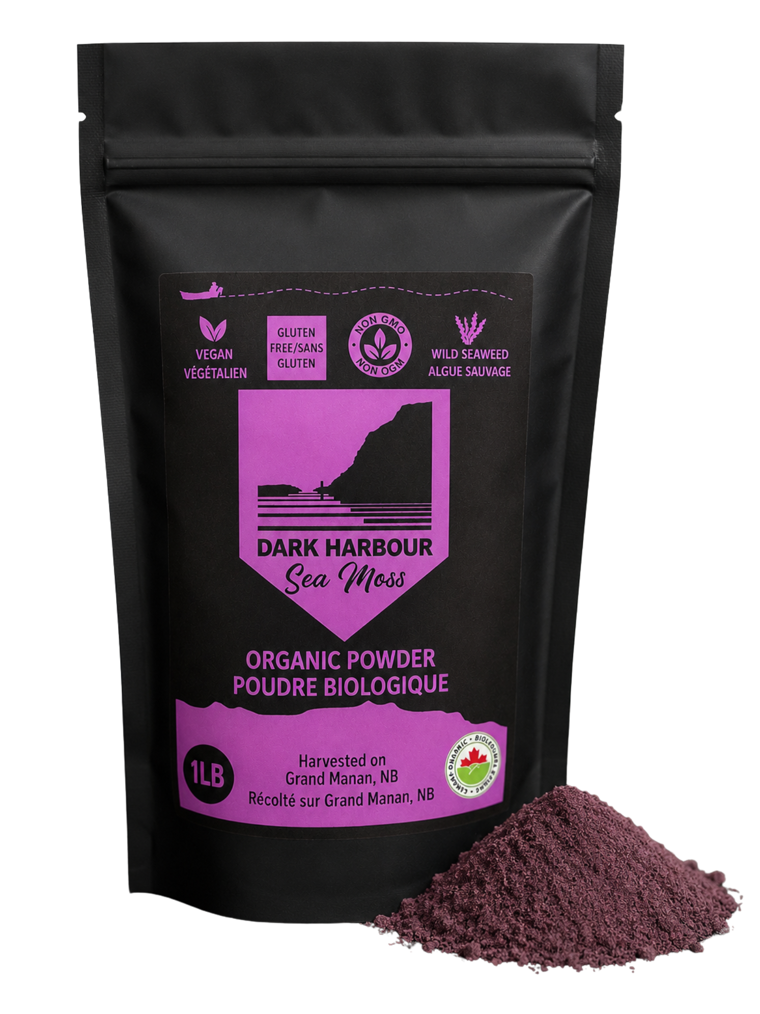 Organic Irish Moss Powder (with package)