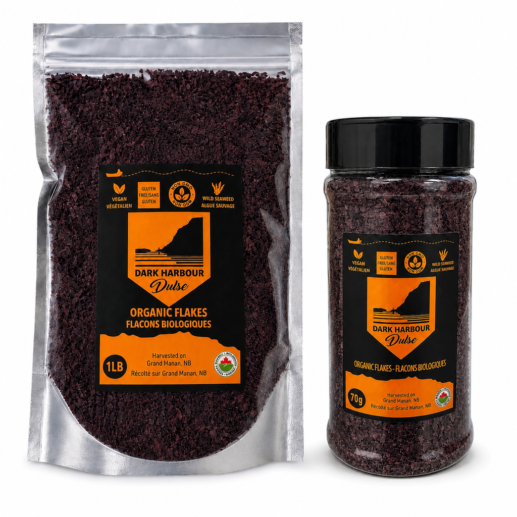 Refillable Dulse Spice Shaker (70g) & 1 LB Dulse Flakes