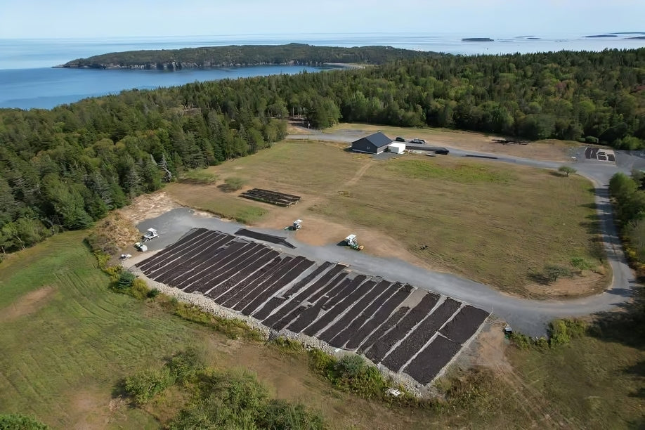 Atlantic seaweed drying and storage facility for wholesale production